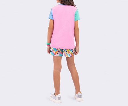 Pijama Manga Curta Infantil Meninas Superpoderosas Rosa | Westwing