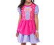 Camisola Manga Curta Princesa com Glitter Rosa, pink | WestwingNow