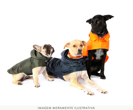 Capa de Chuva para Cachorro - Verde Militar | WestwingNow
