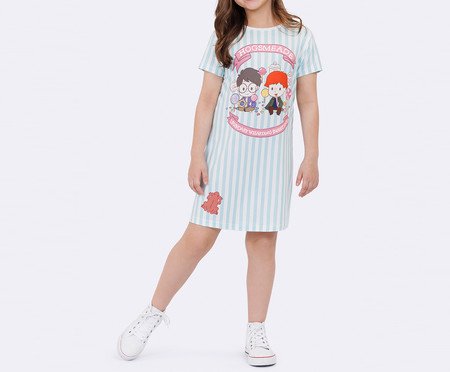 Camisola Manga Curta Infantil Hogsmeade Branco | Westwing