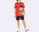 Pijama Manga Curta Infantil Masculino Jovens Titãs Vermelho, red | WestwingNow