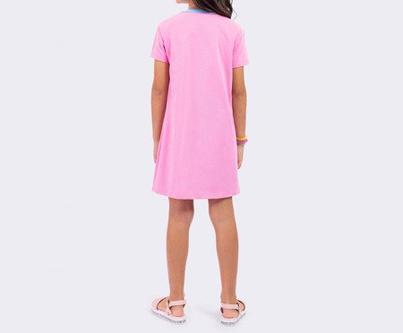 Camisola Manga Curta Infantil Meninas Superpoderosas Rosa | Westwing