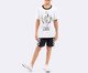 Pijama Manga Curta Infantil Masculino Jovens Titãs Preto e Branco, white | WestwingNow