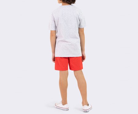 Pijama Manga Curta Infantil Masculino Robin Jovens Titãs Mescla | Westwing
