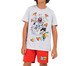 Pijama Manga Curta Infantil Masculino Robin Jovens Titãs Mescla, grey | WestwingNow