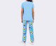 Pijama Manga Curta Infantil com Calça Meninas Superpoderosas Azul, blue | WestwingNow