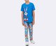 Pijama Manga Curta com Calça Masculino Infantil Loney Tunes Azul, blue | WestwingNow