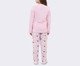 Pijama Manga Longa Infantil Luna Rosa, pink | WestwingNow