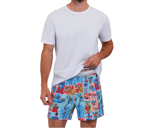 Short Masculino Loney Tunes Azul, blue | WestwingNow