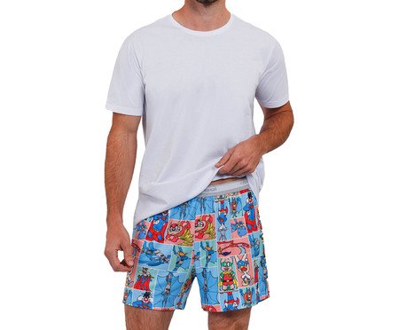 Short Masculino Loney Tunes Azul | Westwing