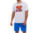 Pijama Manga Curta com Bermuda Masculino Mashups Branco, white | WestwingNow