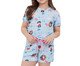 Pijama Manga Curta Infantil Harry Potter Azul, blue | WestwingNow