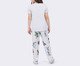 Pijama Manga Curta com Calça Infantil Loney Tunes Branco, white | WestwingNow