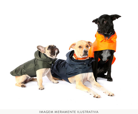Capa de Chuva para Cachorro - Laranja | WestwingNow