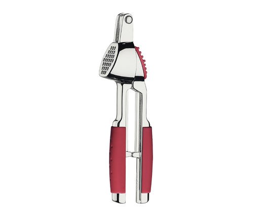 Espremedor de Alho em Inox Utilita Vermelho, Colorido | WestwingNow