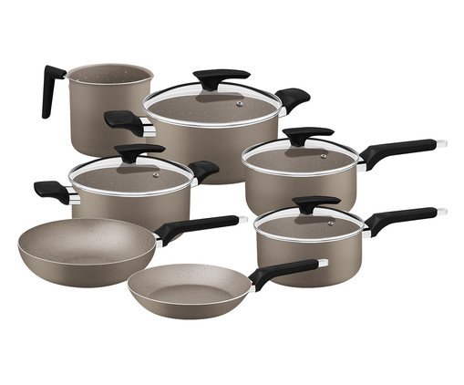 Jogo de Panelas em Alumínio Milazzo Vll, Colorido | WestwingNow