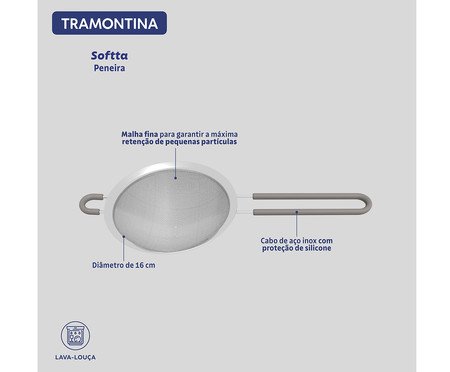 Peneira Softta Cinza | Westwing