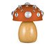 Luminária Mini Cogumelo Terracota e Marfim, brown | WestwingNow