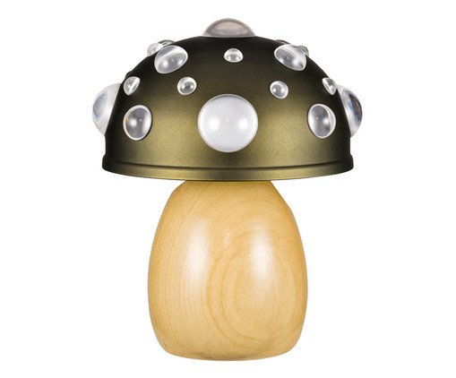 Luminária Mini Cogumelo Verde e Marfim, green | WestwingNow