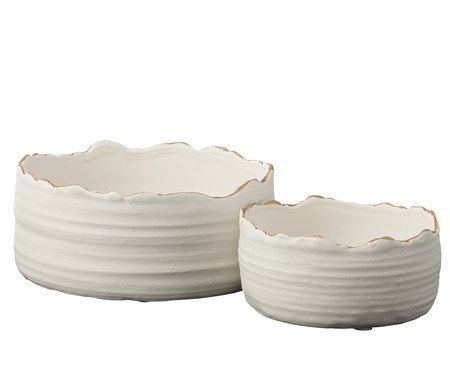 Cachepot Lines em Porcelana | Westwing