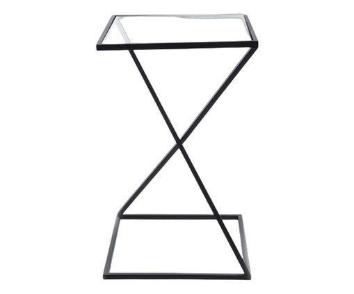 Mesa Lateral X Preta, Preto | WestwingNow