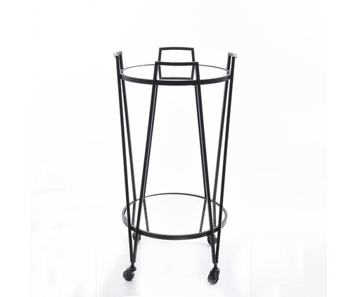 Mesa Carrinho Preto, Preto | WestwingNow