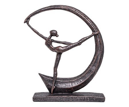 Escultura Mulher Moon Preto