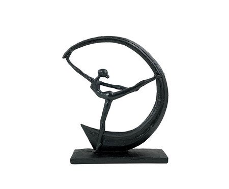 Escultura Mulher Moon Preto | Westwing