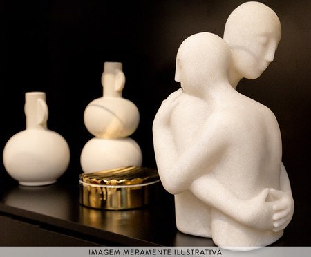 Escultura Casal Abraçado | Westwing