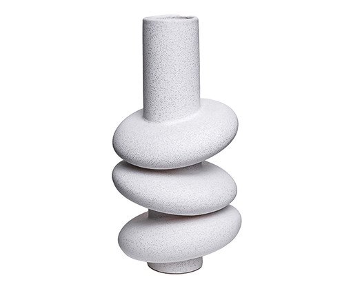 Vaso Espiral Branco Areia, Branco | WestwingNow