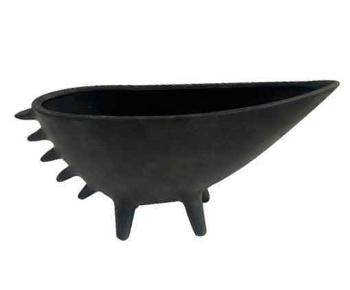 Centro De Mesa Canoa Preto, Preto | WestwingNow