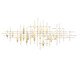 Escultura De Parede Linhas Geometricas Inox, Dourado | WestwingNow