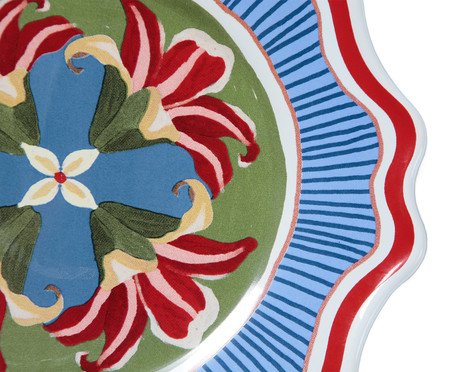 Jogo de Pratos de Sobremesa Estampa Floral | Westwing