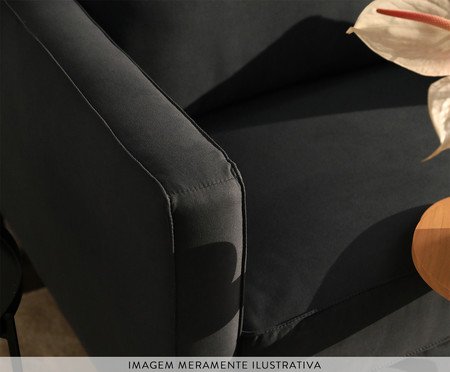 Poltrona Ettore em Tecido Verde | Westwing