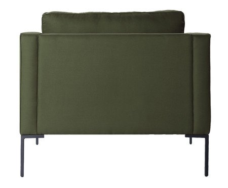 Poltrona Ettore em Tecido Verde | Westwing