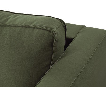 Poltrona Ettore em Tecido Verde | Westwing