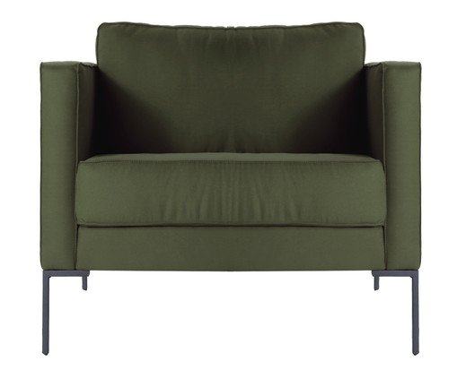 Poltrona Ettore em Tecido Verde, green | WestwingNow