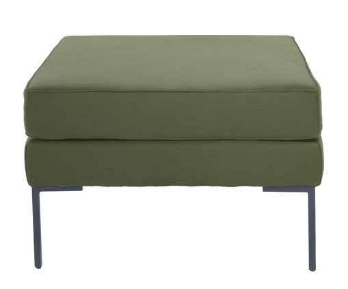 Pufe Ettore em Tecido Verde, green | WestwingNow