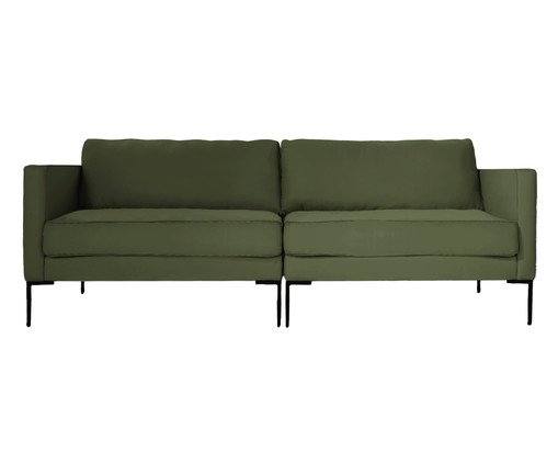Sofá Ettore 4 Lugares em Tecido Verde, green | WestwingNow
