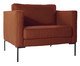 Poltrona Ettore em Tecido Telha, Terracotta | WestwingNow