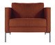 Poltrona Ettore em Tecido Telha, Terracotta | WestwingNow