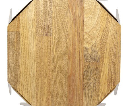 Centro de Mesa em Inox Champanhe Origami | Westwing