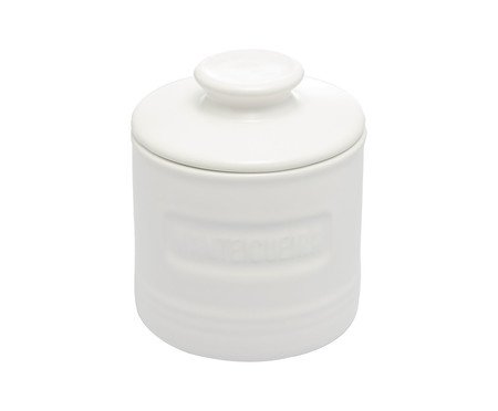 Manteigueira Francesa Matte Branca | Westwing