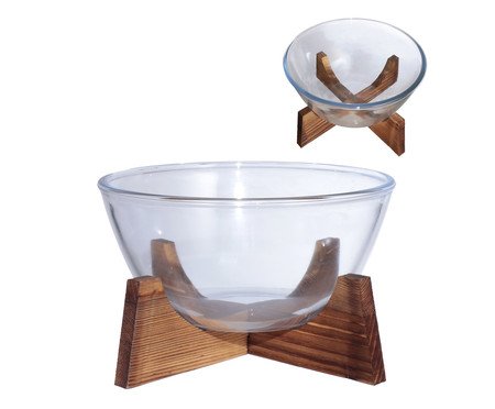 Bowl com Suporte Boro Acacia | Westwing