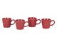 Jogo de Xícaras para Café Vermelho, Vermelho | WestwingNow