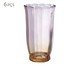 Jogo de Copos Peach Dupla Cor, Transparente | WestwingNow