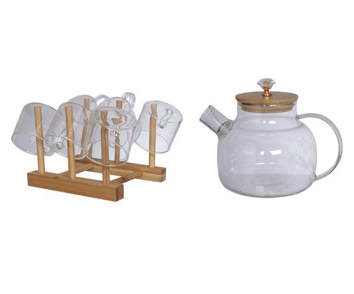 Jogo de Chaleira Herbal, Transparente | WestwingNow