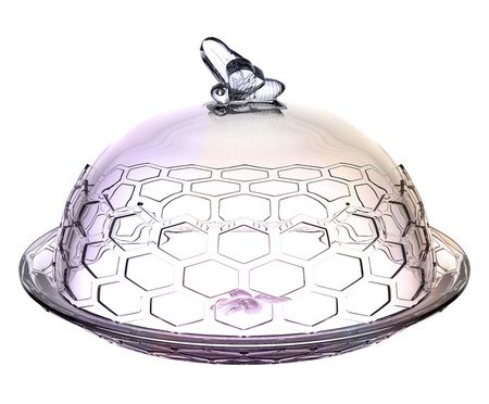 Queijeira de Vidro Bee Rainbow | Westwing