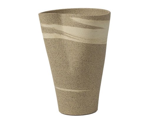 Vaso Afluente Serie 01 Areia e Off-White, Bege | WestwingNow