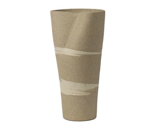Vaso Afluente Serie 01 Areia e Off-White, Bege | WestwingNow